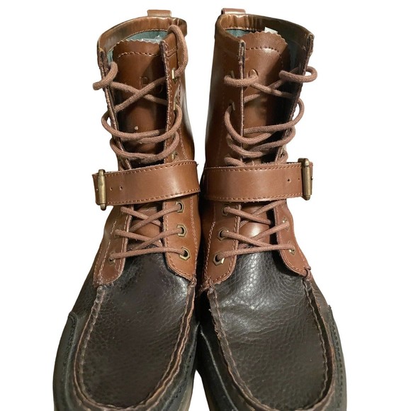 Men’s Polo Ralph Lauren Weybrook Combat Military Duck Boots - Size 9 main image 2